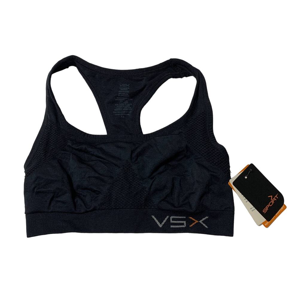 VSX NWT Black Sports Bra XXS